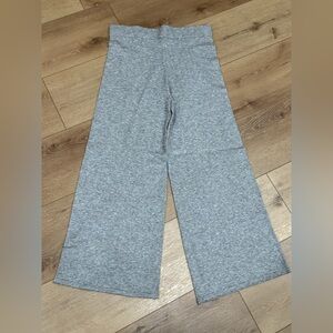 No Boundaries Gray Wide-Leg Pant Set